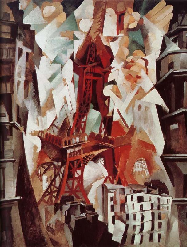 Delaunay, Robert Red Tower Germany oil painting art